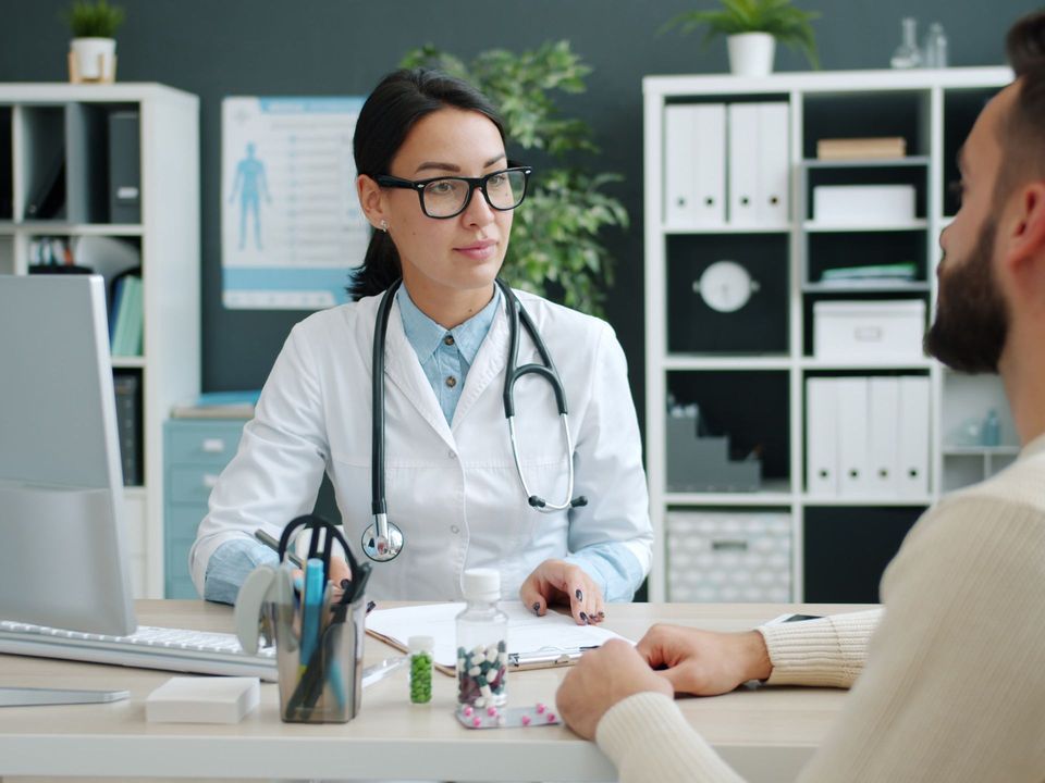 General practice consultation at Laraib Health Clinic