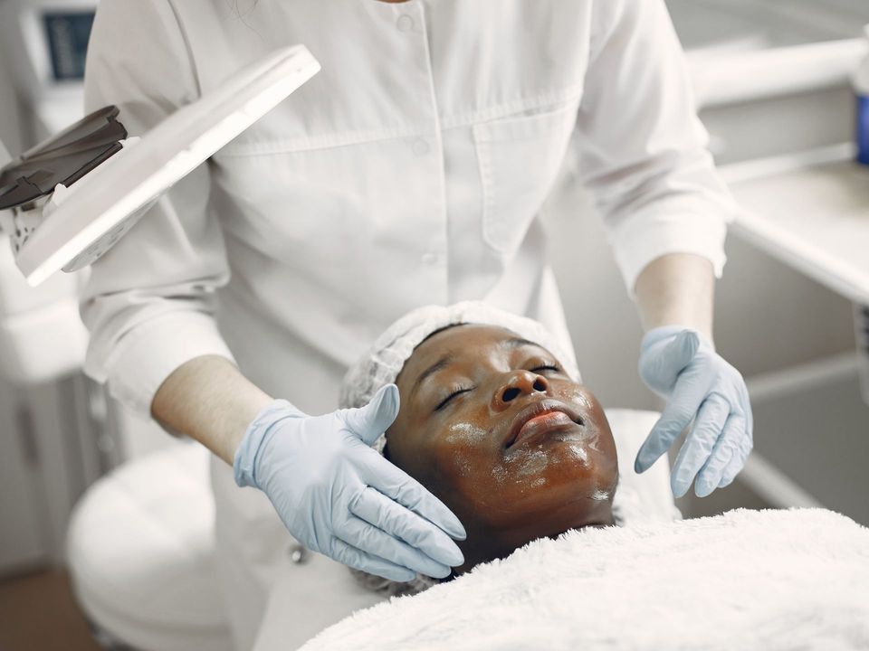 A skin and aesthetic consultation in a modern clinic at Laraib Health Clinic